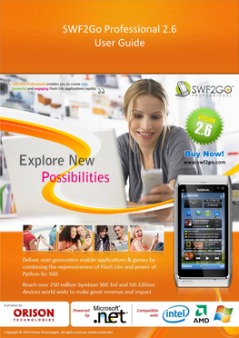 Swf2go Professional 2.6 User Guide