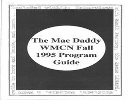 1995 Fall Program Guide