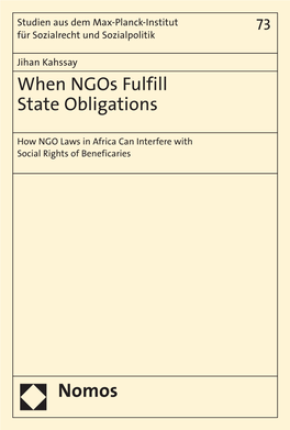 When Ngos Fulfill State Obligations