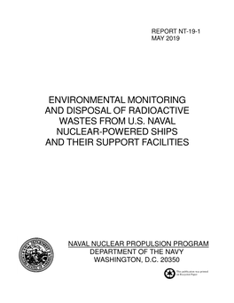 Environmental Monitoring and Disposal of Radioactive Wastes from U.S