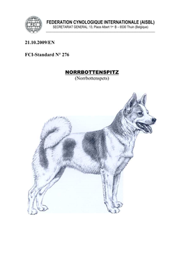 Norrbottenspets Breed Standard