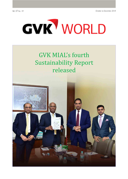 GVK MIAL's Fourth Sustainability Report Released