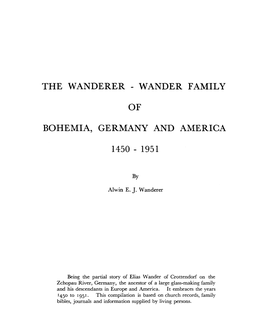 Glass-Making Family and His Descendants in Europe and America