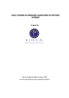 EIGCA Report