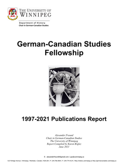 German-Canadian Studies Fellowship