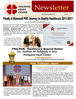 Institute for Solidarity in Asia Philippine Heart Center Gold Trailblazer Award