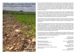The Mapping of Landscapes, Geology and Soils of Bedfordshire