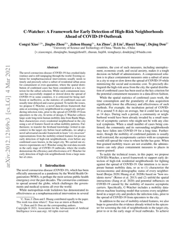 Arxiv:2012.12169V3 [Cs.LG] 4 Mar 2021