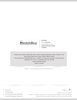 Redalyc.Human Infection by Trichostrongylus Spp. in Residents Of