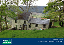 Ty Meinwr Farm, Pontycymer, Bridgend, Cf32 8Ne