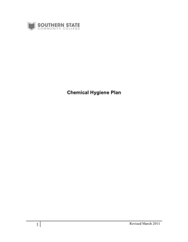 Chemical Hygiene Plan