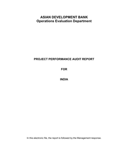 Industrial Energy Efficiency Project in India