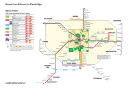 Buses from Edmonton Cambridge