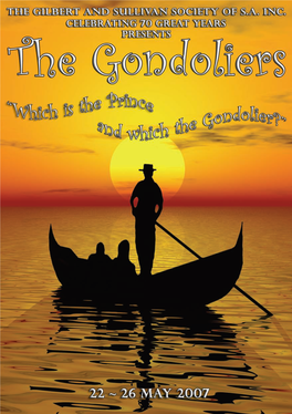 The Gondoliers Or the King of Barataria