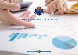 Memoria Delincuencial De La Cae 2019