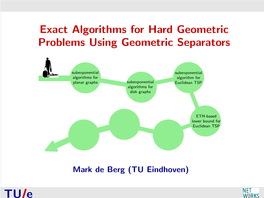 ETH-Tight Exact Algorithms for Hard Geometric Problems Using Geometric Separators