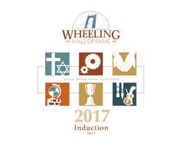 2017 Induction June 3 Wheeling Hall of Fame Board