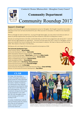 Community Roundup 2017