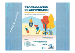 Programación Juventud Verano 2020