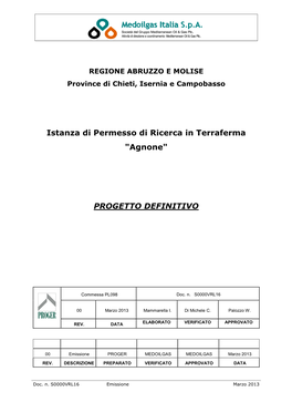 Progetto Agnone