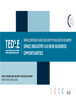 Space Industry 4.0 New Business Opportunities