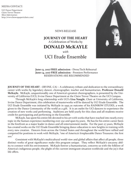 DONALD Mckayle UCI Etude Ensemble