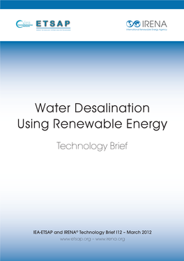 Water Desalination Using Renewable Energy | Technology Brief