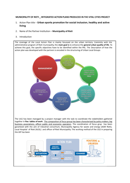 Municipality of Rieti Integrated Action Plans Produced in the Vital Cities Project