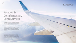 Aviation & Complementary Legal Services