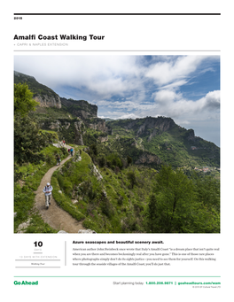 Amalfi Coast Walking Tour + CAPRI & NAPLES EXTENSION