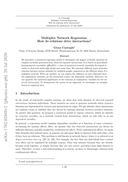 Multiplex Network Regression: How Do Relations Drive Interactions? (Submitted for Publication: 10 July 2020)