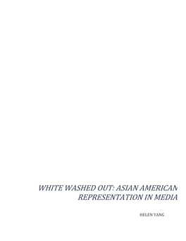 Asian American Representation in Media
