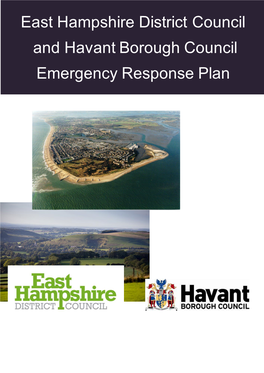 Emergency Response Plan 2019 East Hampshire District Council