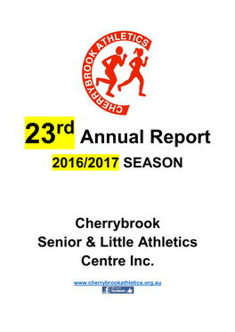 2016-2017 Season Cherrybrook Annual Report