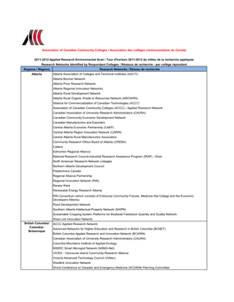 Appendix Research Networks Feb 2013