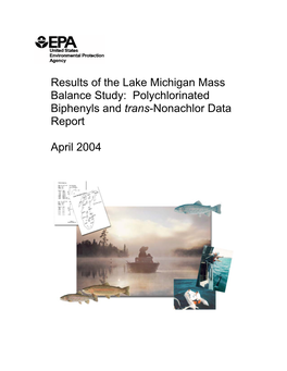 Results of the Lake Michigan Mass Balance Study: Polychlorinated Biphenyls and Trans-Nonachlor Data Report