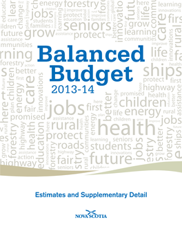 Estimates and Supplementary Detail