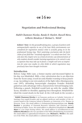 NM-16-Negotiations and Professional Boxing.Indd