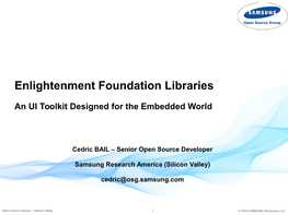 Enlightenment Foundation Libraries