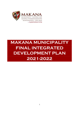 Makana Municipality Final Integrated Development