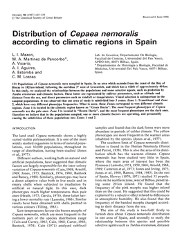 According to Climatic Regions in Spain