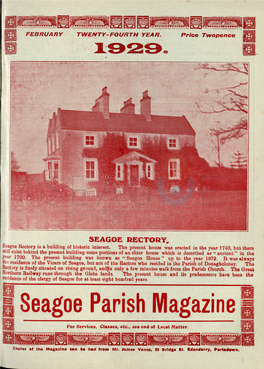 SEAGOE RECTORY, Beagoe Rectory Is a Building of Historic Interest