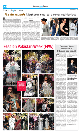 Fashion Pakistan Week (FPW) Clean-Cut K-Pop