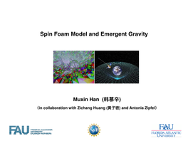 Spin Foam Model and Emergent Gravity