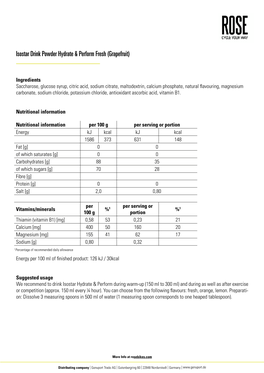 Isostar Drink Powder Hydrate & Perform