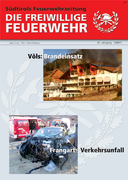 Völs: Brandeinsatz Frangart: Verkehrsunfall