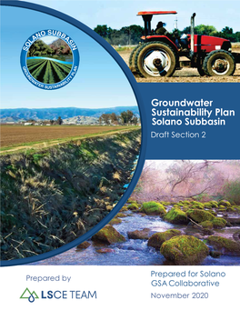 Groundwater Sustainability Plan Solano Subbasin Draft Section 2