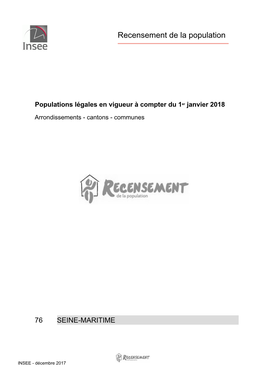 Recensement De La Population