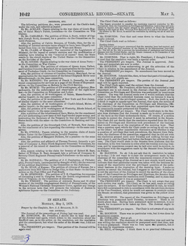 Congressional Record-Senate. M '.Ay 5