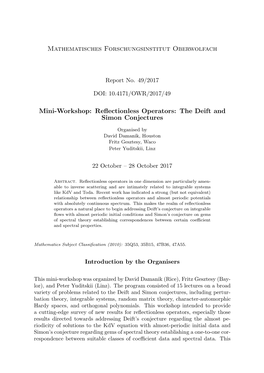 Reflectionless Operators: the Deift and Simon Conjectures
